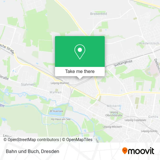 Карта Bahn und Buch