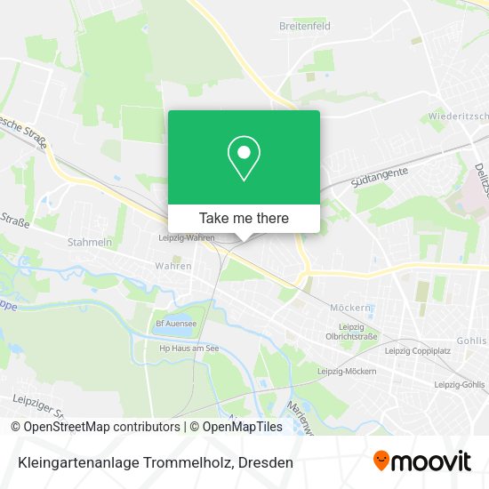 Карта Kleingartenanlage Trommelholz