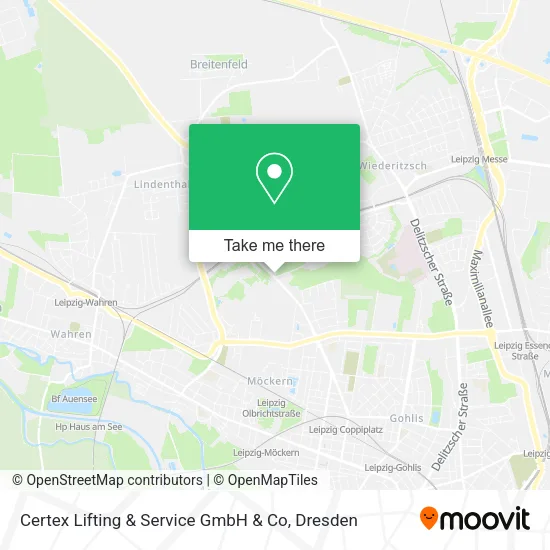 Карта Certex Lifting & Service GmbH & Co
