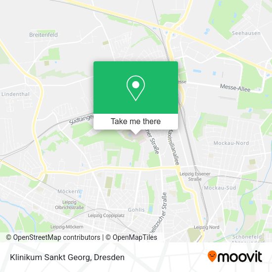 Карта Klinikum Sankt Georg