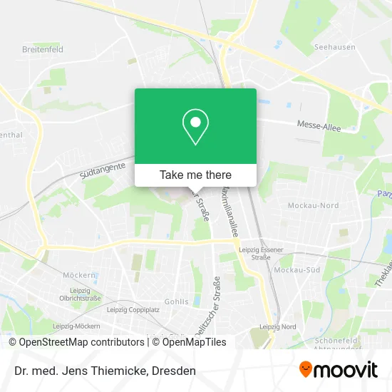 Карта Dr. med. Jens Thiemicke