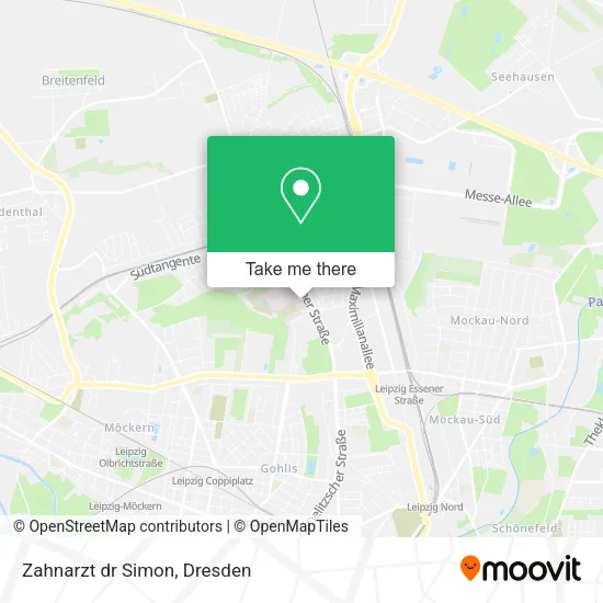 Карта Zahnarzt dr Simon