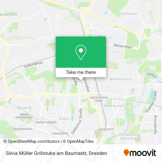 Карта Silvia Müller Grillstube am Baumarkt