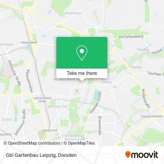 Карта Gbl Gartenbau Leipzig