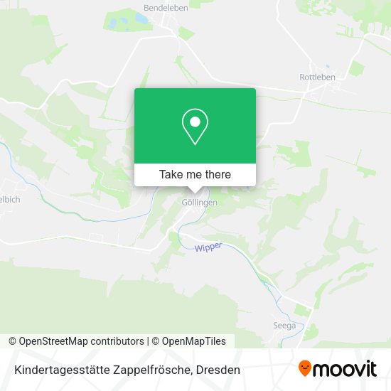 Карта Kindertagesstätte Zappelfrösche