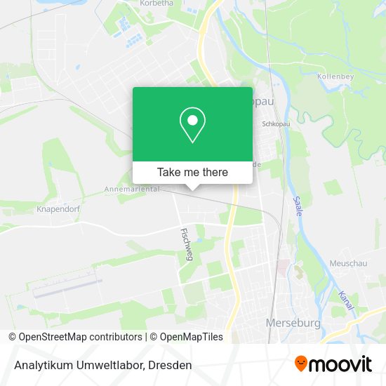 Карта Analytikum Umweltlabor