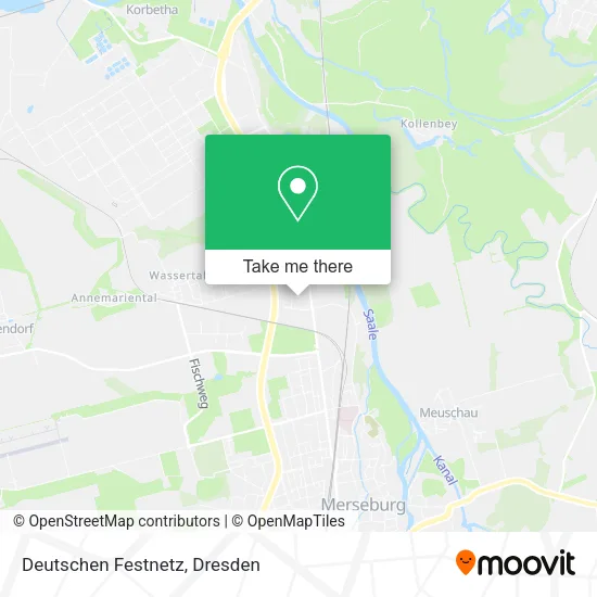 Карта Deutschen Festnetz