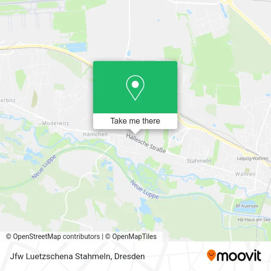 Карта Jfw Luetzschena Stahmeln