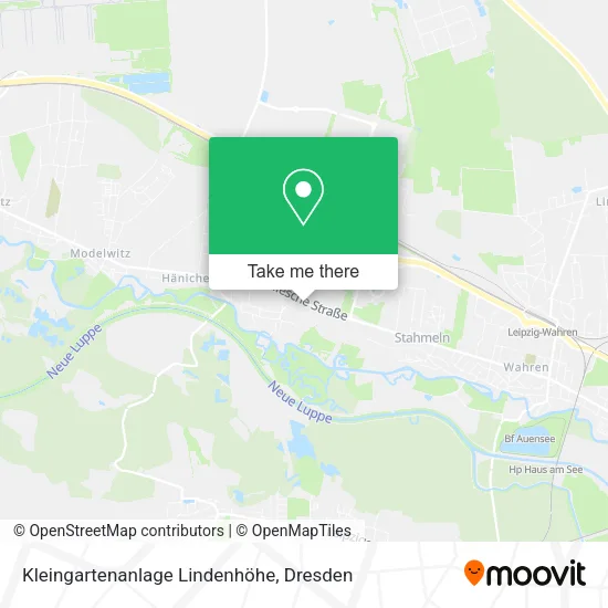Карта Kleingartenanlage Lindenhöhe