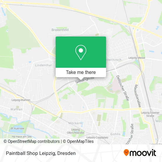 Карта Paintball Shop Leipzig