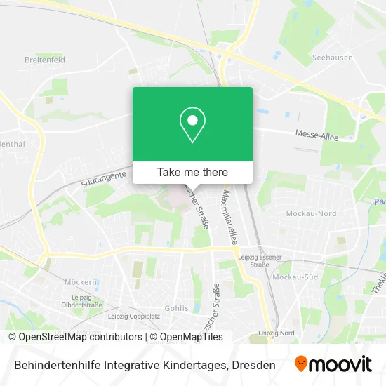Карта Behindertenhilfe Integrative Kindertages