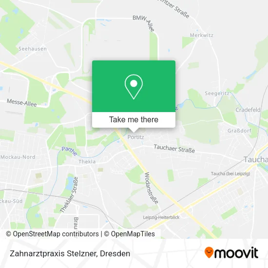Карта Zahnarztpraxis Stelzner