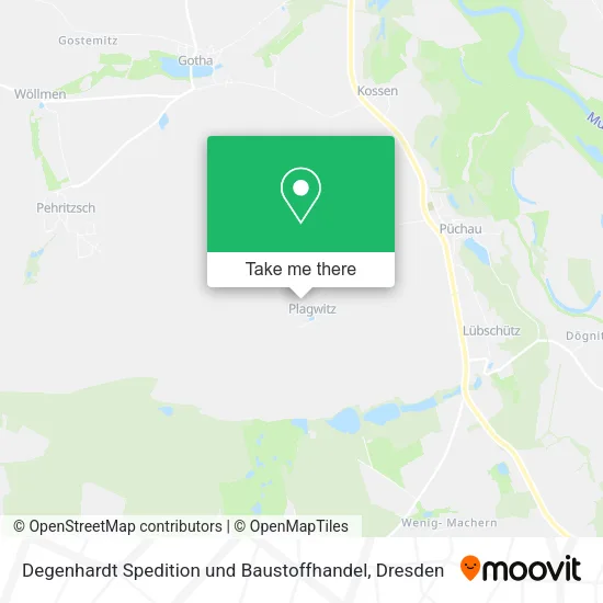 Карта Degenhardt Spedition und Baustoffhandel