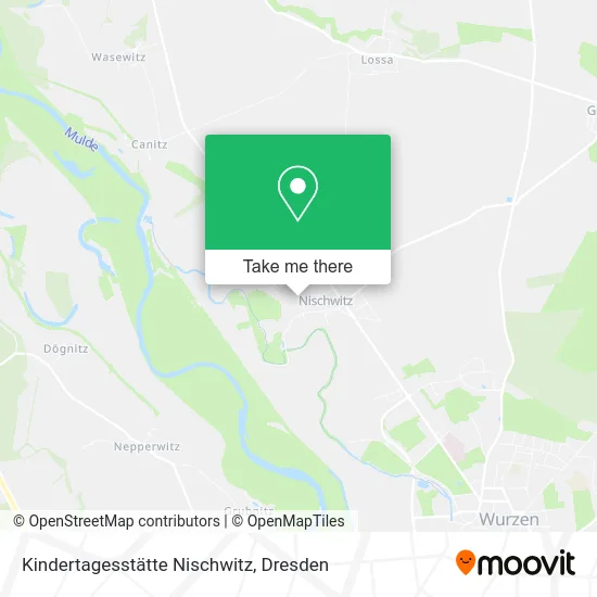 Карта Kindertagesstätte Nischwitz