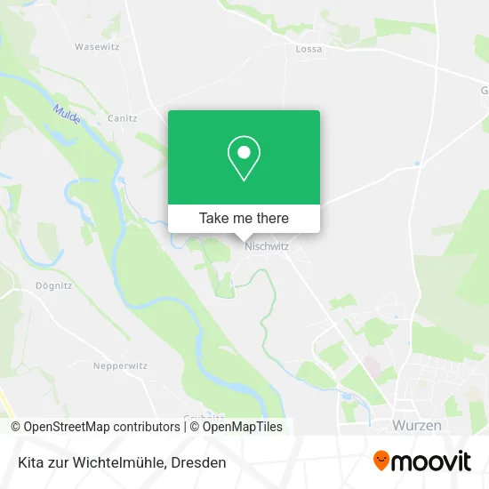 Карта Kita zur Wichtelmühle