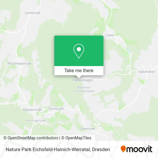 Карта Nature Park Eichsfeld-Hainich-Werratal