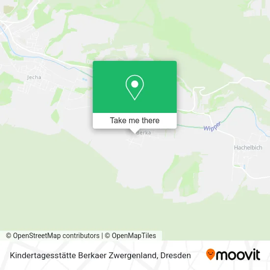 Карта Kindertagesstätte Berkaer Zwergenland