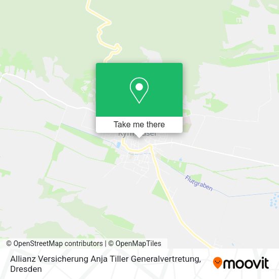 Карта Allianz Versicherung Anja Tiller Generalvertretung