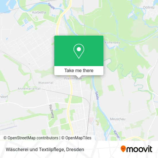 Карта Wäscherei und Textilpflege