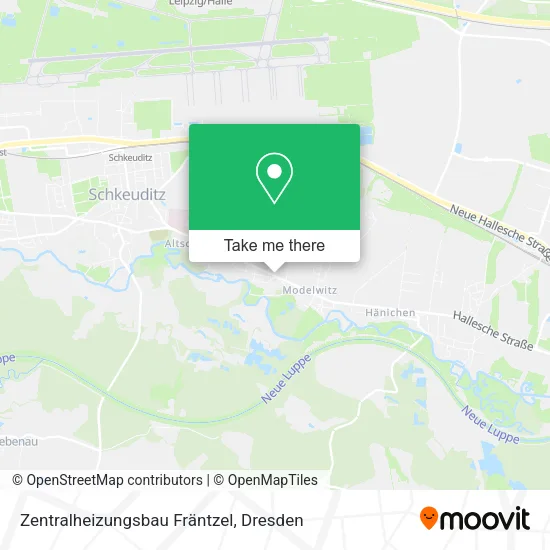 Карта Zentralheizungsbau Fräntzel