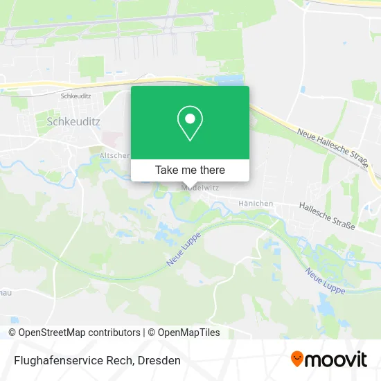 Карта Flughafenservice Rech