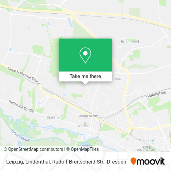 Карта Leipzig, Lindenthal, Rudolf-Breitscheid-Str.