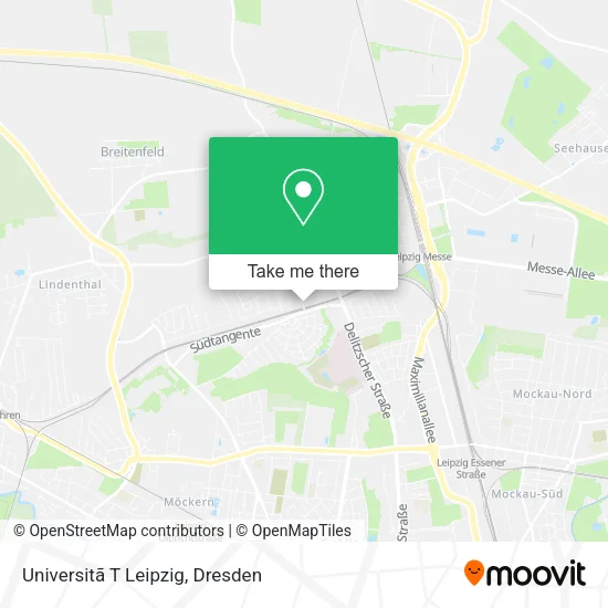 Карта Universitã T Leipzig