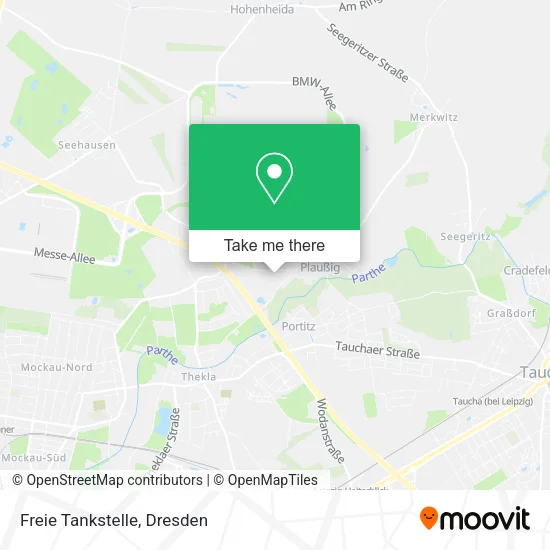 Карта Freie Tankstelle