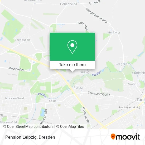Карта Pension Leipzig