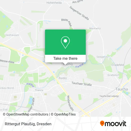 Rittergut Plaußig map