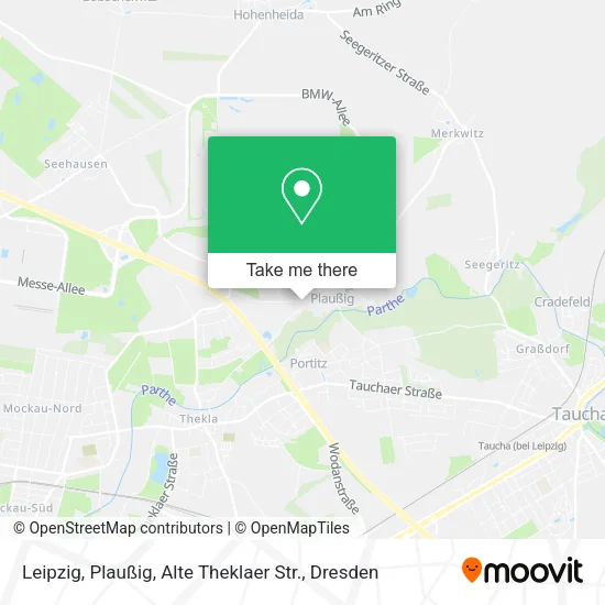 Карта Leipzig, Plaußig, Alte Theklaer Str.