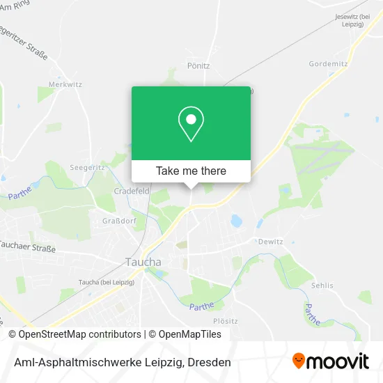 Карта Aml-Asphaltmischwerke Leipzig