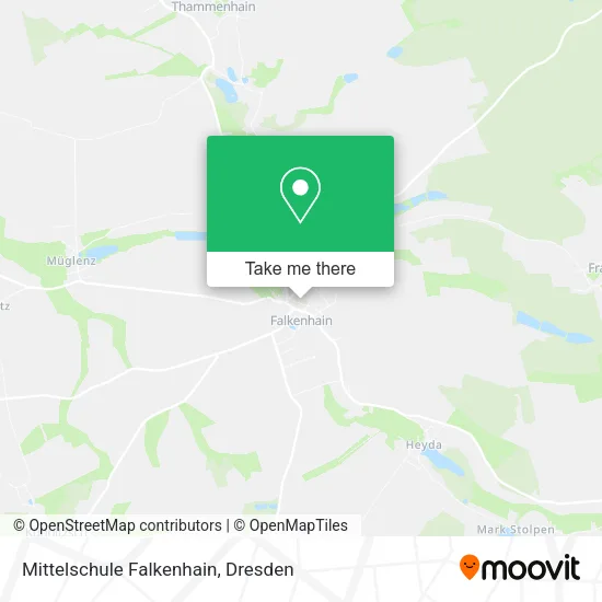 Карта Mittelschule Falkenhain