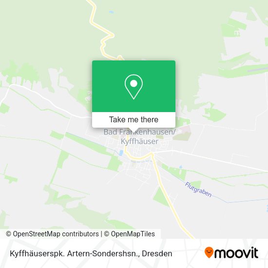 Карта Kyffhäuserspk. Artern-Sondershsn.