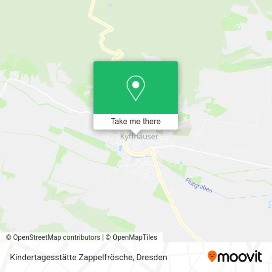 Карта Kindertagesstätte Zappelfrösche