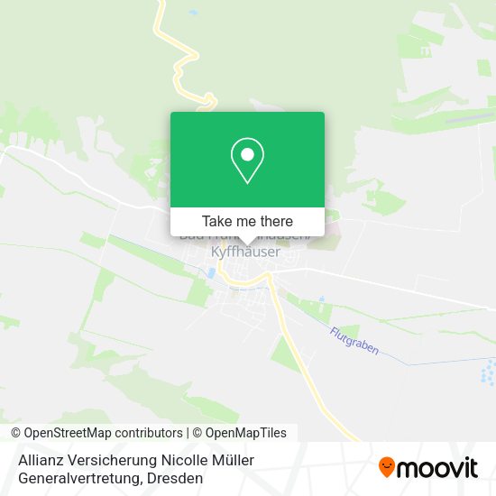 Карта Allianz Versicherung Nicolle Müller Generalvertretung