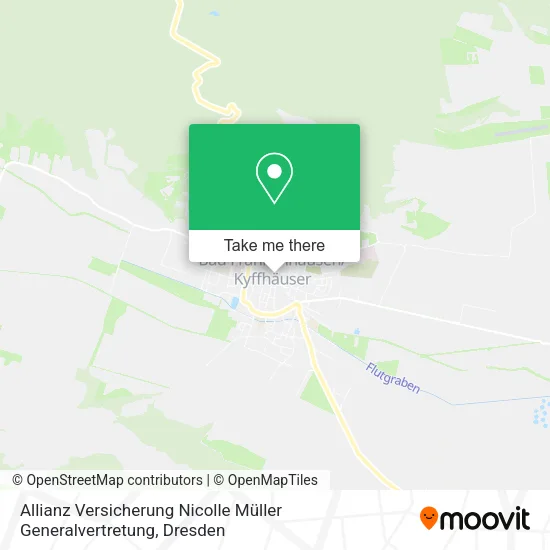 Карта Allianz Versicherung Nicolle Müller Generalvertretung