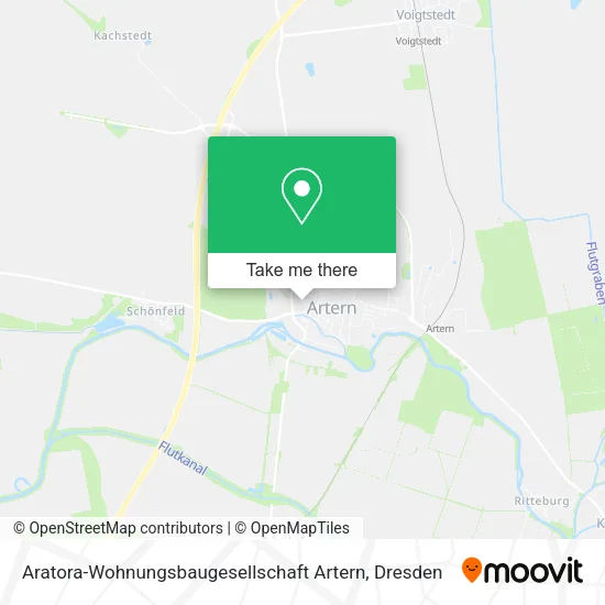 Карта Aratora-Wohnungsbaugesellschaft Artern