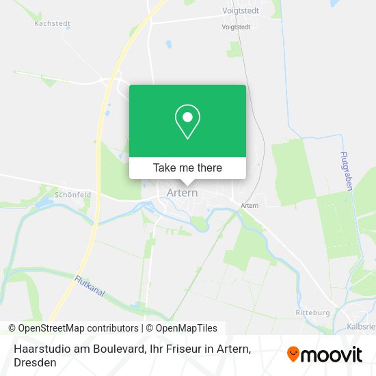 Карта Haarstudio am Boulevard, Ihr Friseur in Artern