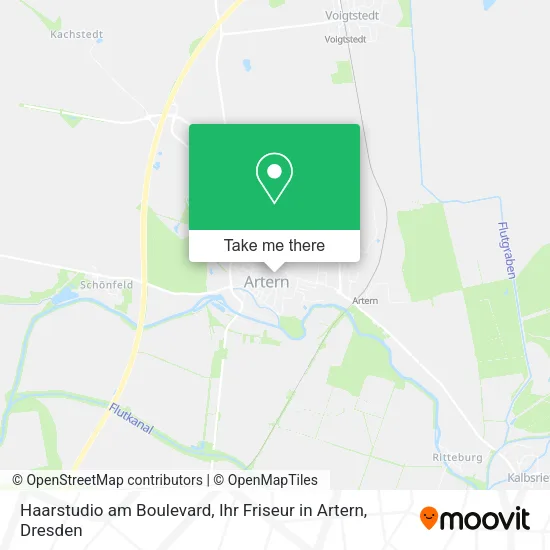 Карта Haarstudio am Boulevard, Ihr Friseur in Artern