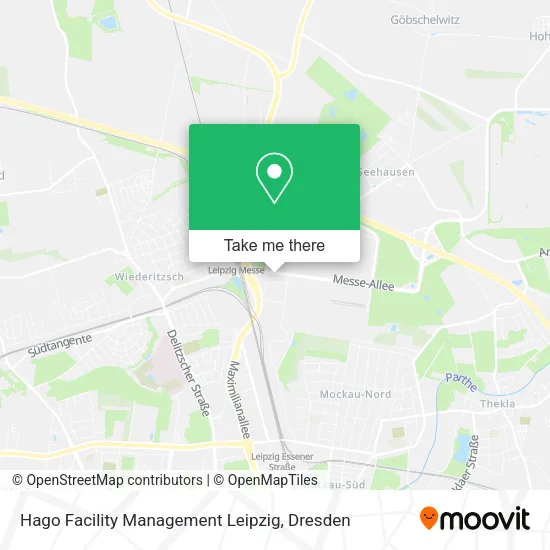 Карта Hago Facility Management Leipzig