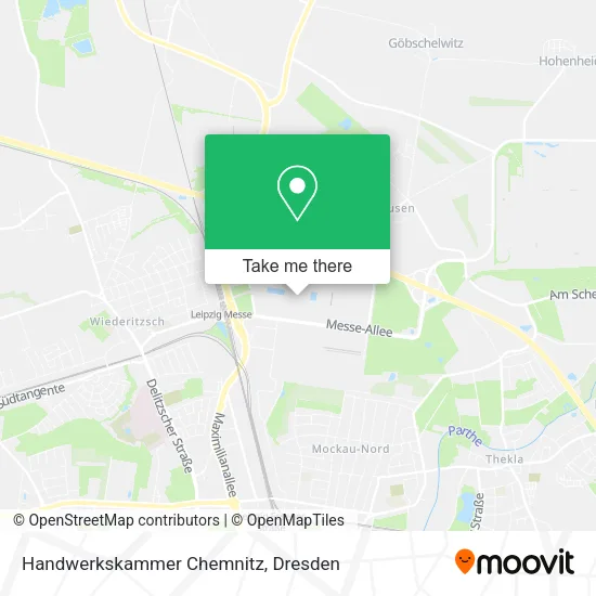 Карта Handwerkskammer Chemnitz