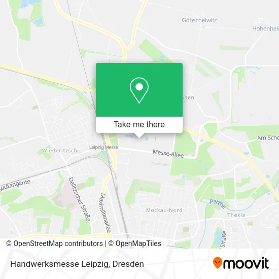 Карта Handwerksmesse Leipzig