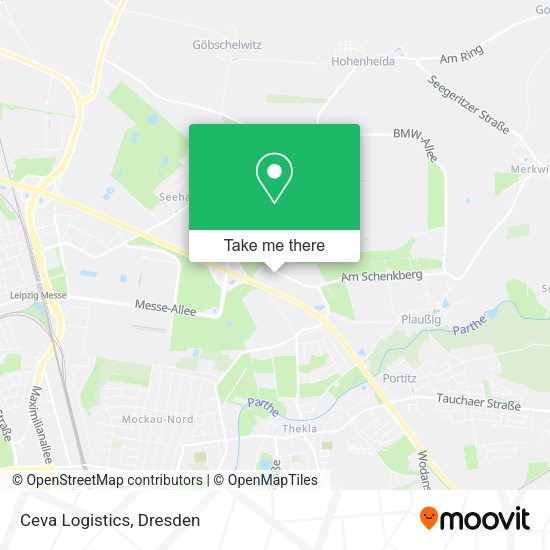 Карта Ceva Logistics