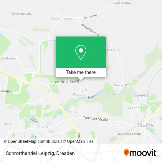 Карта Schrotthandel Leipzig