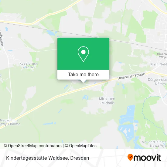 Карта Kindertagesstätte Waldsee