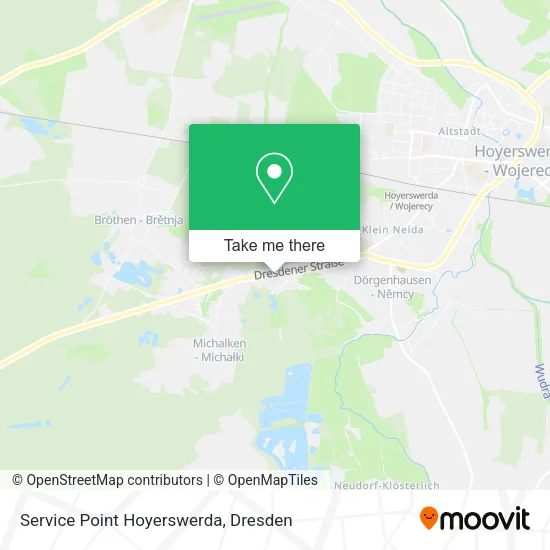 Карта Service Point Hoyerswerda