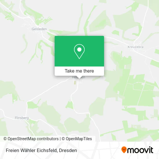 Карта Freien Wähler Eichsfeld