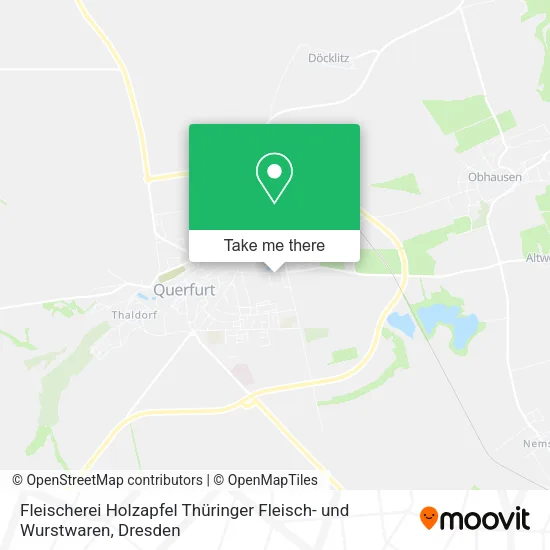 Карта Fleischerei Holzapfel Thüringer Fleisch- und Wurstwaren