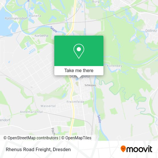 Карта Rhenus Road Freight